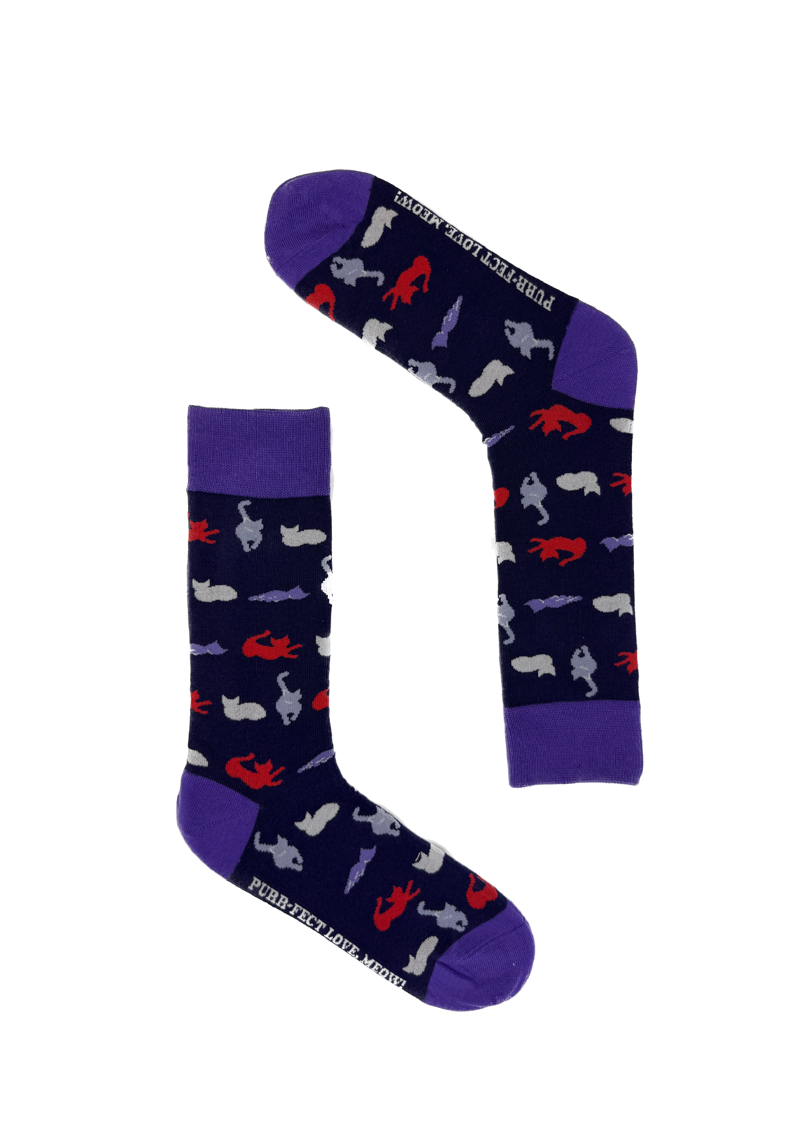 Rad Russel Playful Cat Socks